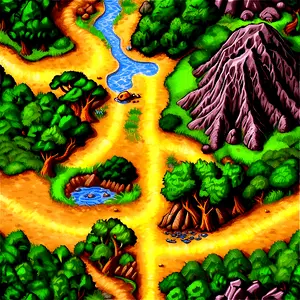 Fantasy Road Map PNG ebv
