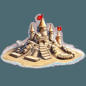 Fantasy Sandcastle PNG gok