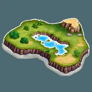 Fantasy World Map PNG 84