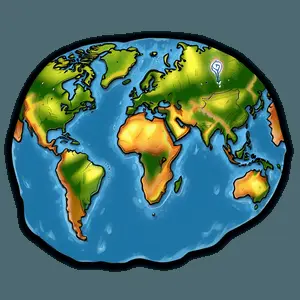 Fantasy World Map PNG kkb