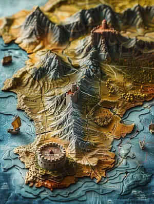 Fantasy3 D Map Artwork