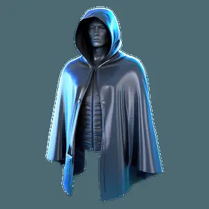 Futuristic Sci-fi Cloak PNG 48