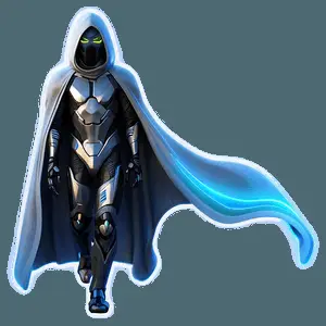 Futuristic Sci-fi Cloak PNG 81