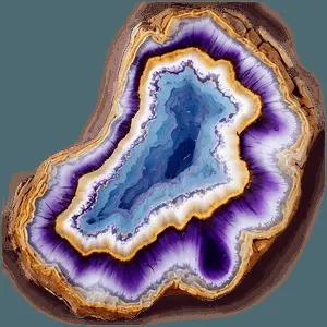 Geode Slice PNG 64