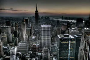 Glistening New York City Nightscape