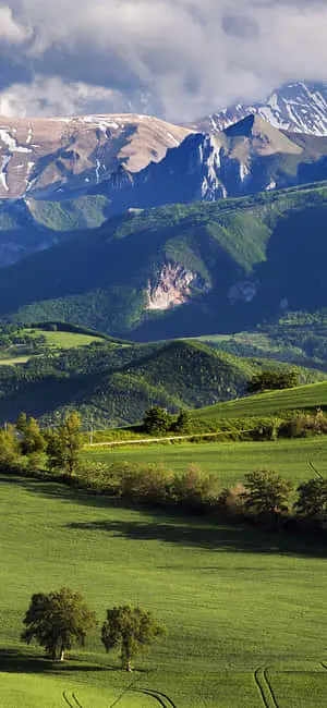 Green Mountain Landscape Nature Iphone