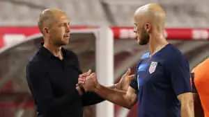 Gregg Berhalter With Michael Bradley