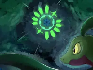 Grovyle Surrounded By Bamboo