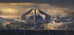Mysterious Forerunner structure on a Halo ring