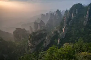 A Magnificent Aerial View of Mountains