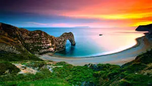 HD Landscape Durdle Door In England