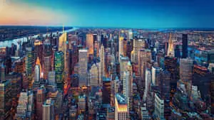 Aerial View HD New York Background