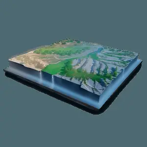 Hellish Landscape Art PNG iyh56
