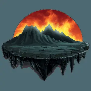 Hellish Landscape Art PNG vvk