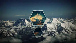 Hexagonal Vision Mountain Range