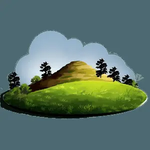 Hill Landscape PNG rxv54