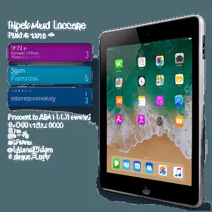 iPad in Landscape Mode PNG 14
