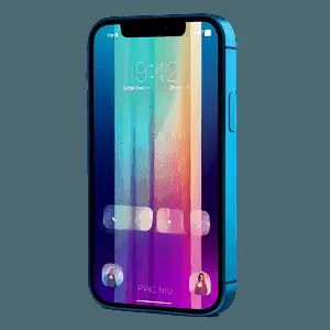 iPhone 12 Mockup in Landscape Orientation PNG vsq