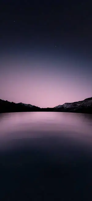 iPhone California Purple Themed Sky