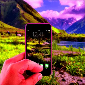 iPhone Landscape Photo Focus PNG yxl