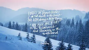 Isaiah 43:18-19 Bible Verse Laptop