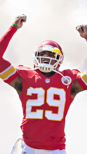 "Show your pride with the Kansas City Chiefs 4K wallpaper!"