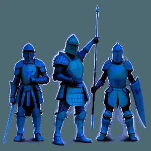 Knights in Silhouette PNG 06252024