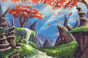 "Majestic Mountainscape - A stunning view of snow-peaked mountains and vibrant blue skies" 