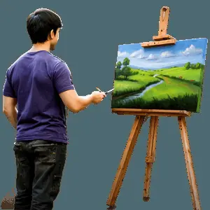 Landscape Painter PNG 06112024