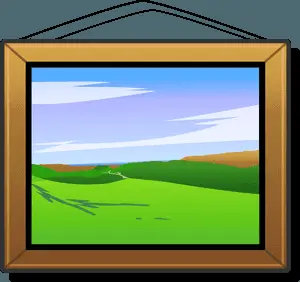 Landscape Paintingin Frame