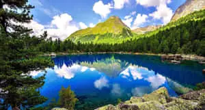 Idyllic Landscape Panorama
