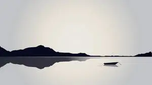Landscape White Minimalist
