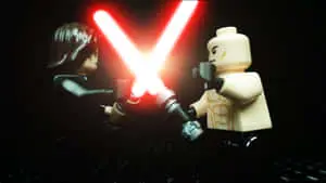 Experience the Unique Thrill of a Lightsaber Duel!"