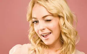 Lindsay Lohan Winking