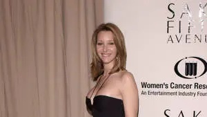 Glamorous Lisa Kudrow in a Sophisticated Black Top