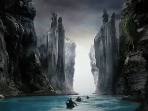 Lord Of The Rings Landscape Boating