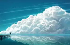 Lovely Beach Anime Scenery 