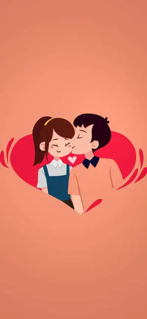 Lovely Couple Kissing HD