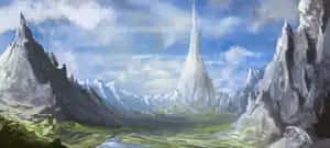 Majestic_ Mountain_ Spire_ Fantasy_ Landscape