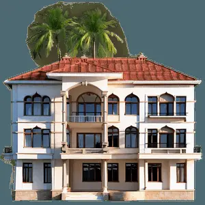 Majestic Villa Architectural PNG 57