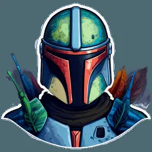 Mandalorian Landscape Art PNG jrw65
