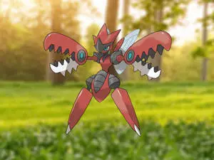 Mega Scizor Natural Background