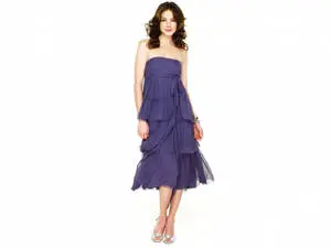 Michelle Monaghan Purple Flowing Dress