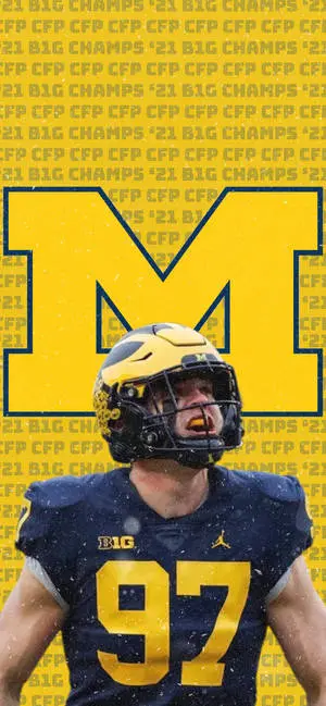 Michigan Wolverines No. 97 Aidan Hutchinson 