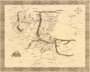 Middle Earth Whole Map