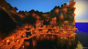 Minecraft Aesthetic Brown Castle