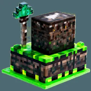 Minecraft Cake Real Life PNG 99