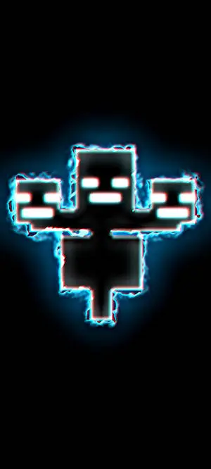 Minecraft Phone Wither Blue