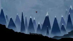 “The Fellowship Setting Off on an Epic Journey” 