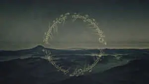"The Magnificent Beauty of Minimalist Lord of the Rings"